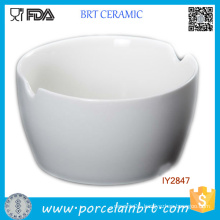 Wholesale White Ceramic Bowl with Chopsticks Rest